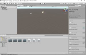 Unity開発画面