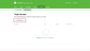 データベース追加ページ