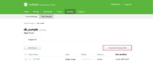 データベースダウンロード選択