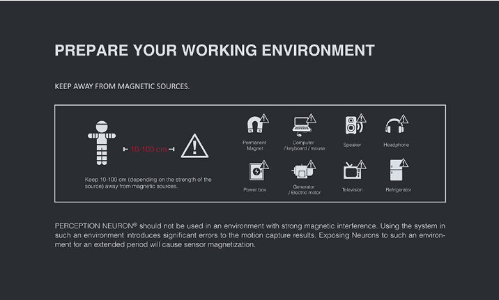 perception neuronセットアップ