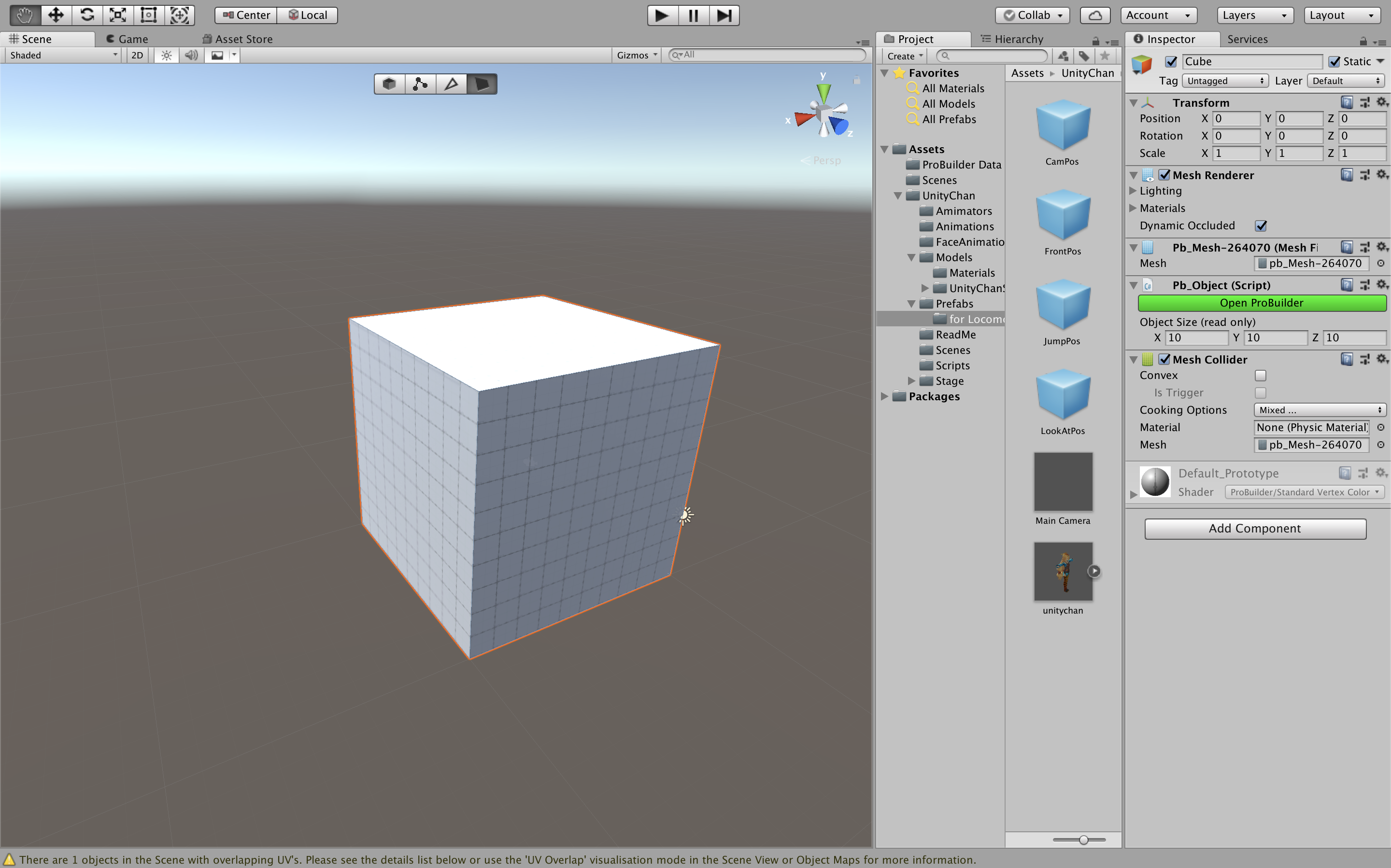 キューブ設置完了