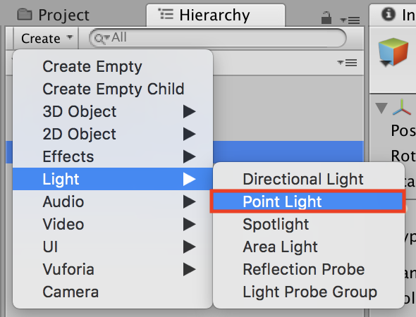 ポイントライト選択