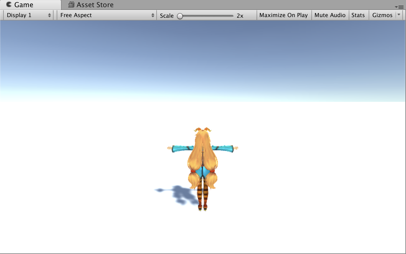 ユニティちゃんカメラ位置関係