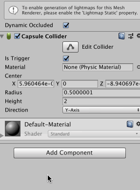 NavMeshAgentアタッチ