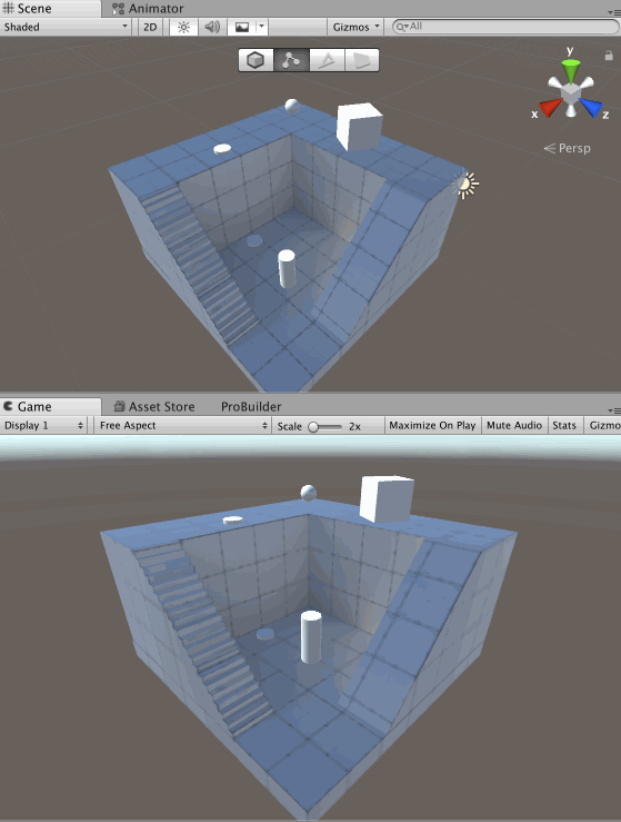 OffMeshLink実行結果