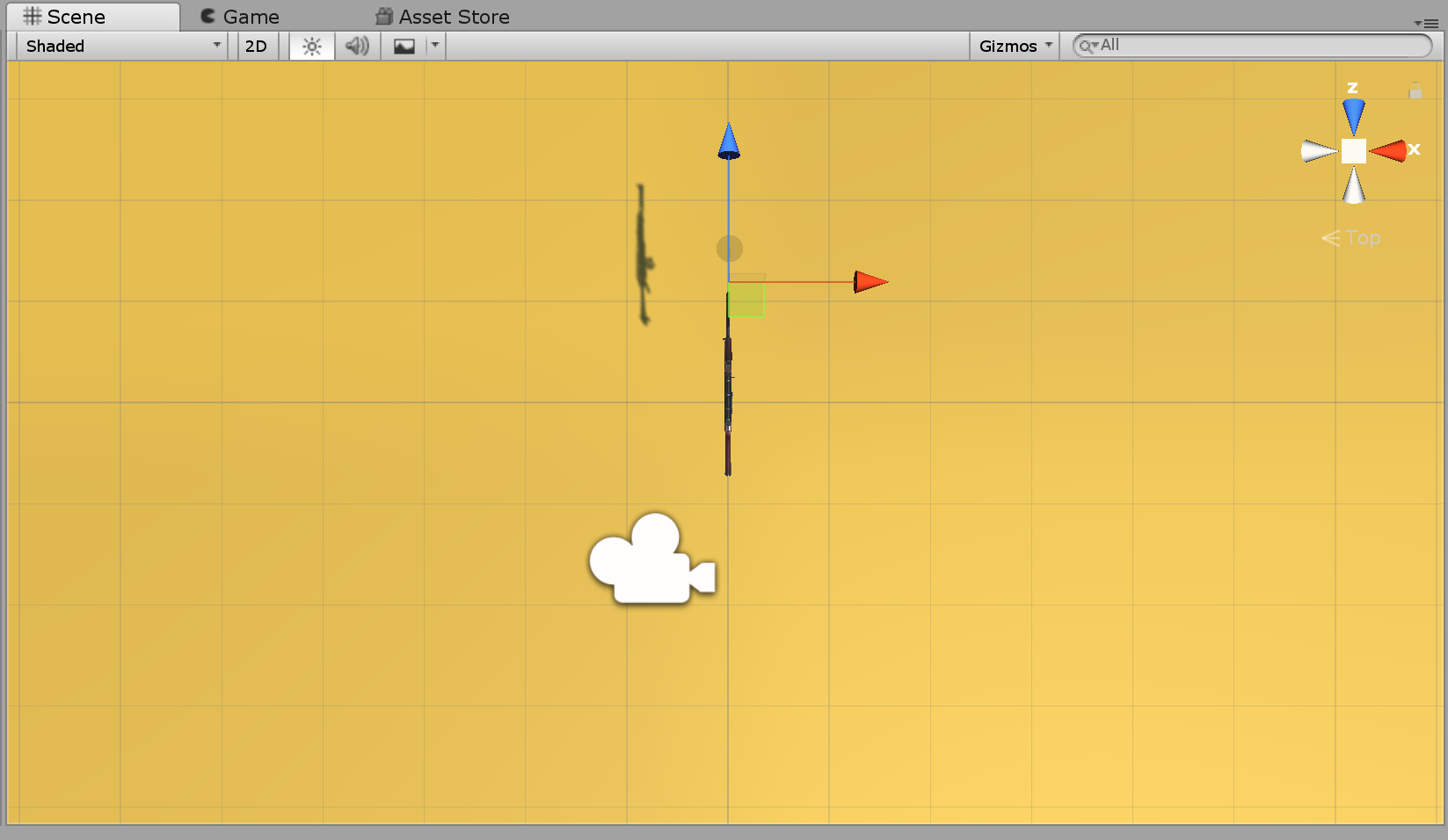 Shootingオブジェクト_位置（真上）