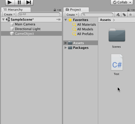 Testスクリプト設置