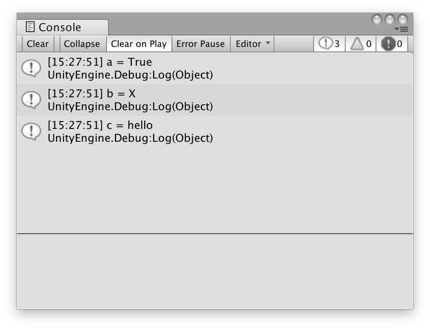 その他の型実行結果