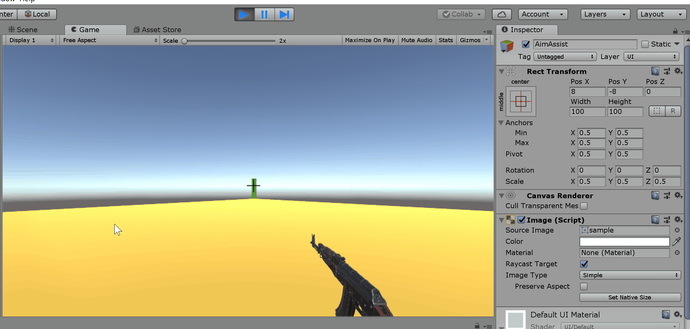 カーソル画像_配置_動作確認１