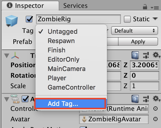 タグを追加する
