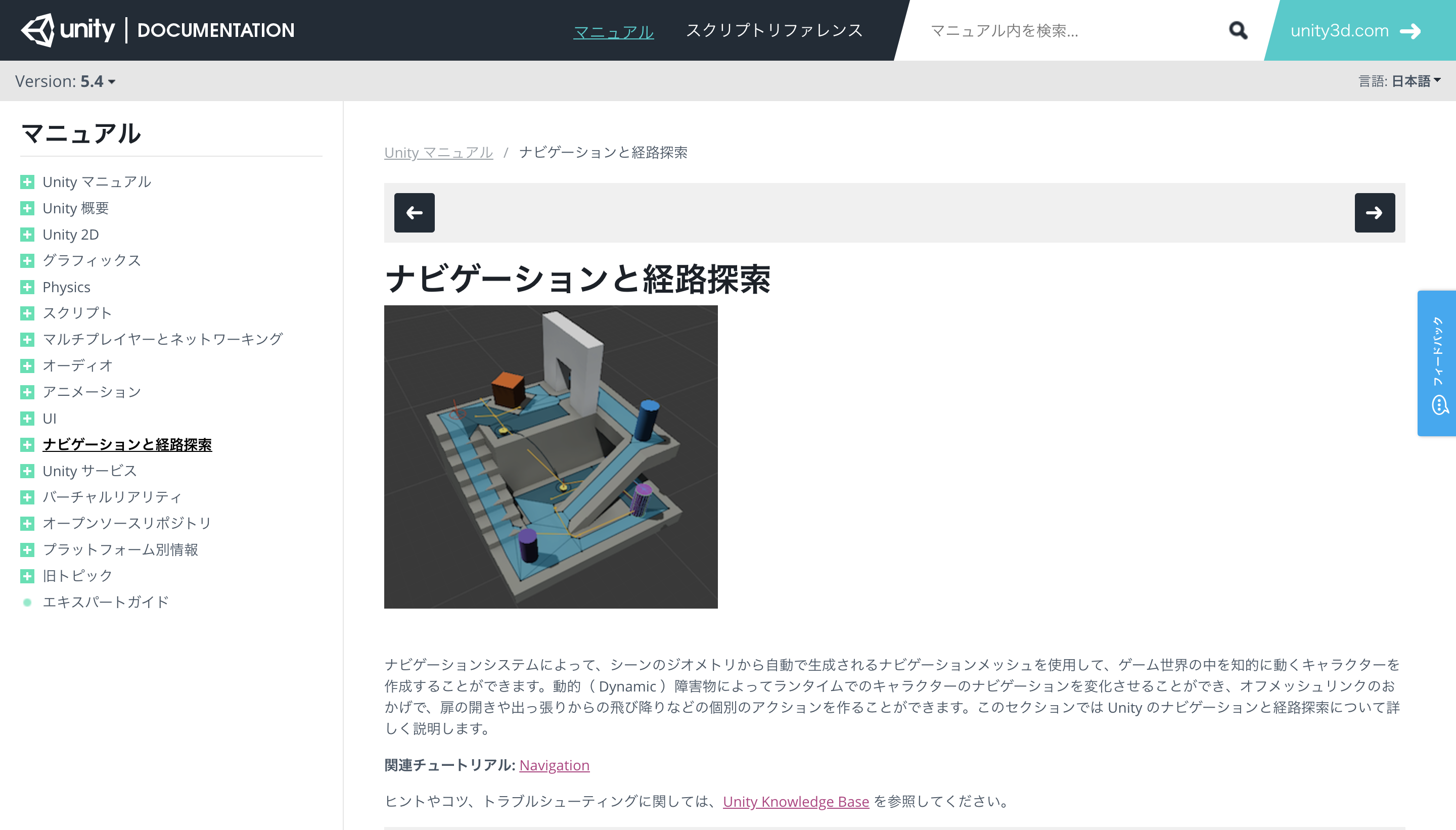 ナビゲーションドキュメント