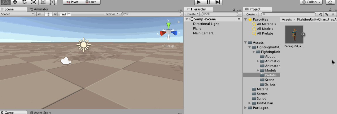 ユニティちゃん使用