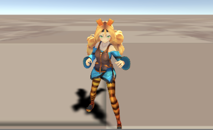 ユニティちゃん構え