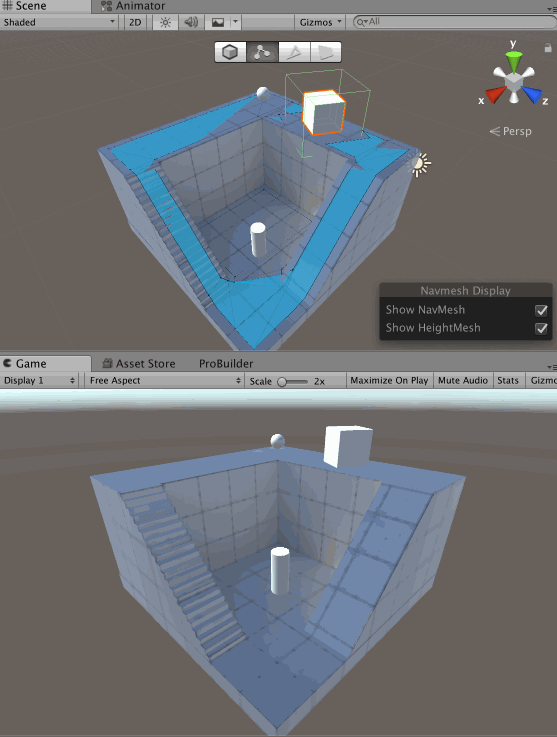 障害物あり実行結果