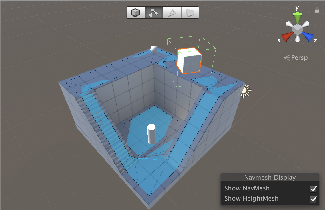 障害物によって道を塞ぐ