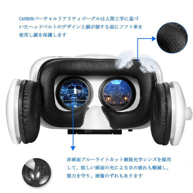 冬バーゲン☆特別送料無料！】 Canbor VR ゴーグル スマホ VRヘッドセット