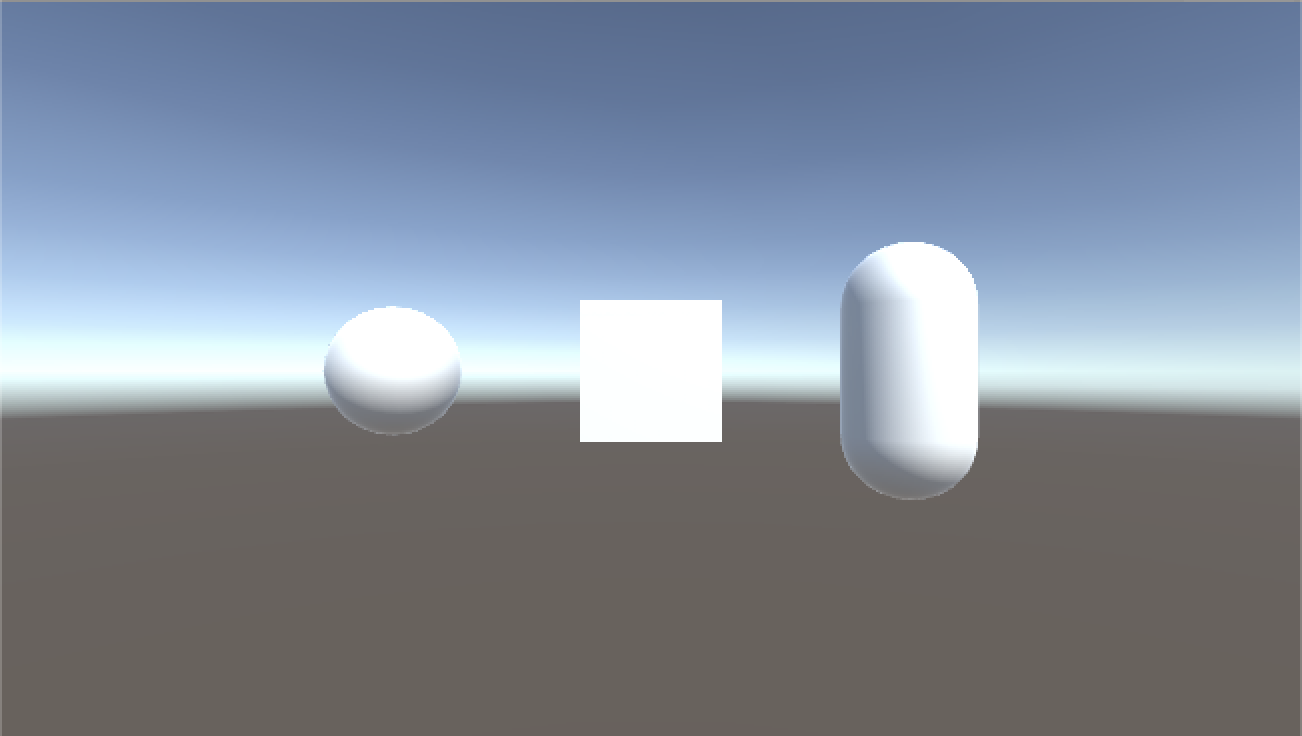 オブジェクト配置後のゲームビュー