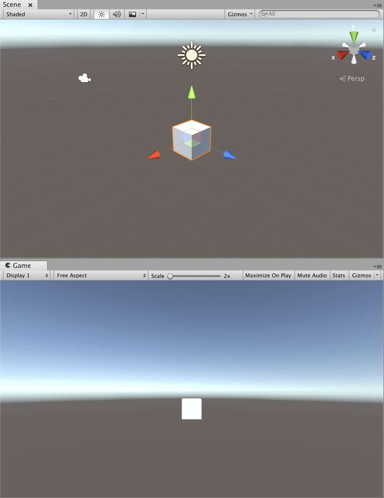 キューブ作成完了