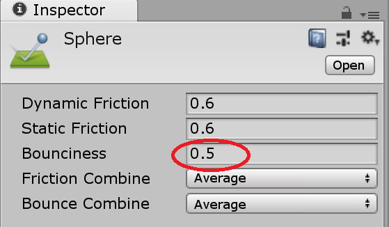 プロパティ_物理特性マテリアルの使い方