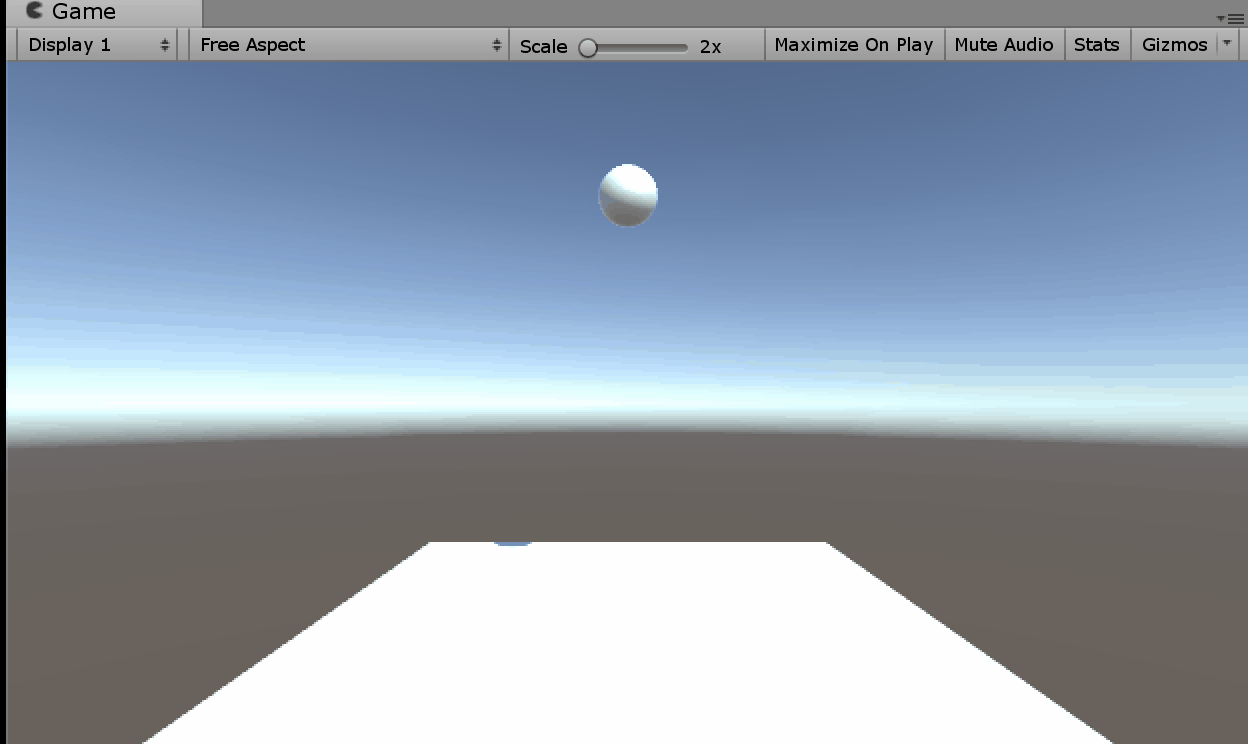 物理特性マテリアルなし_自由落下