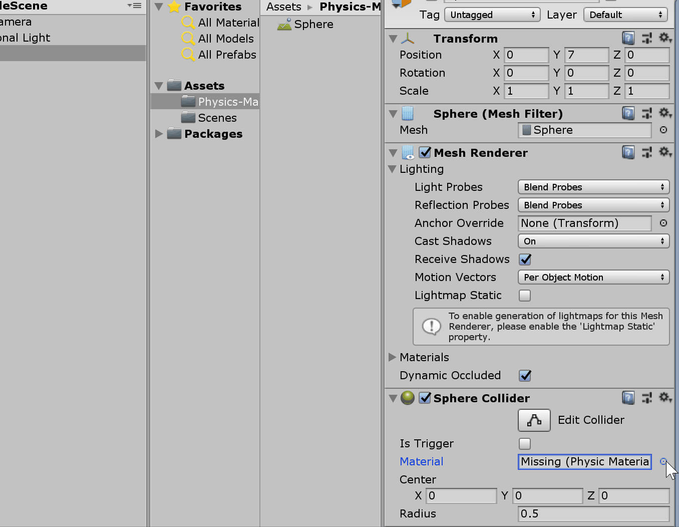 物理特性マテリアルアタッチ_Sphere