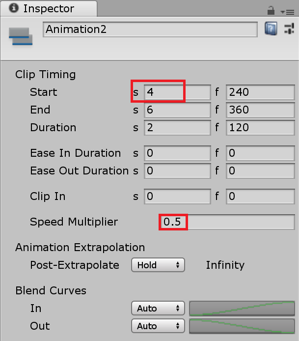 Animation2_Inspector設定