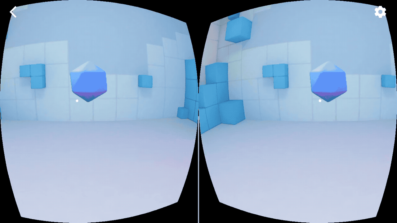 GVRサンプル実行結果