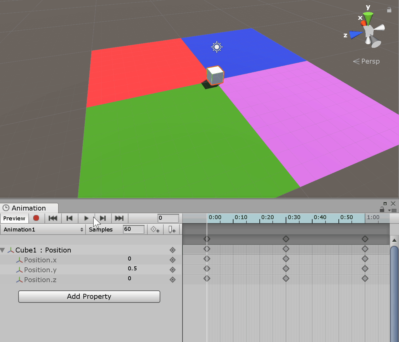 アニメーション動作_Position