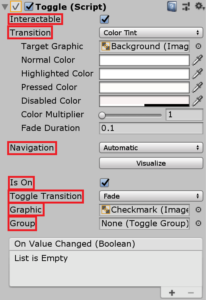 【Unity uGUI】Toggleを用いたスイッチON/OFF切り替え方法 – XR-Hub