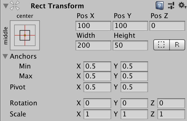 アンカー真ん中XY=100