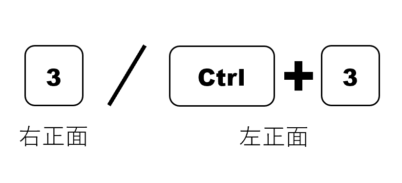 左右正面_テンキー