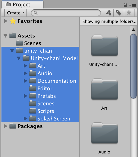 UnityChanインポート後