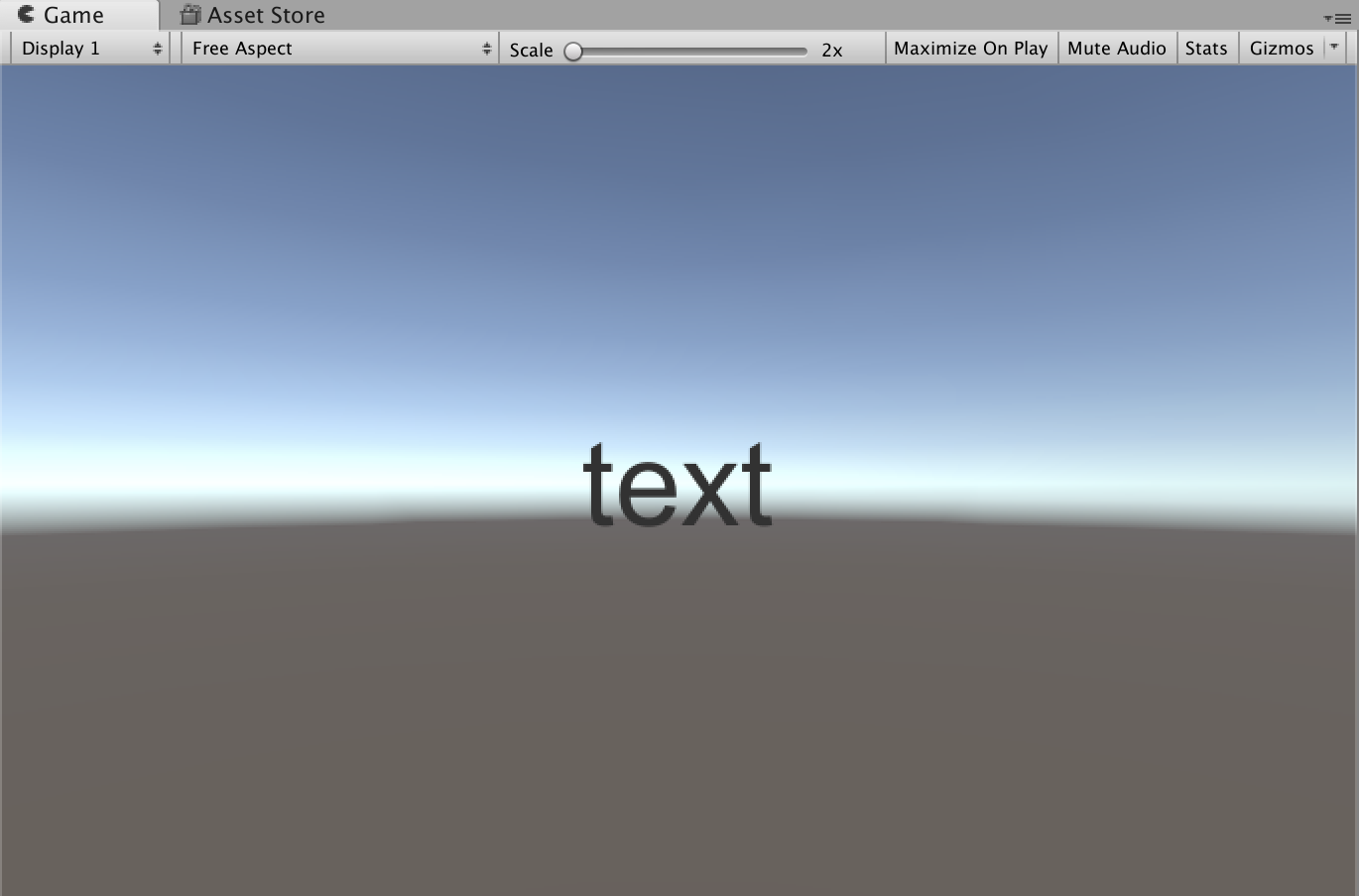 適当なサイズのテキストを作成
