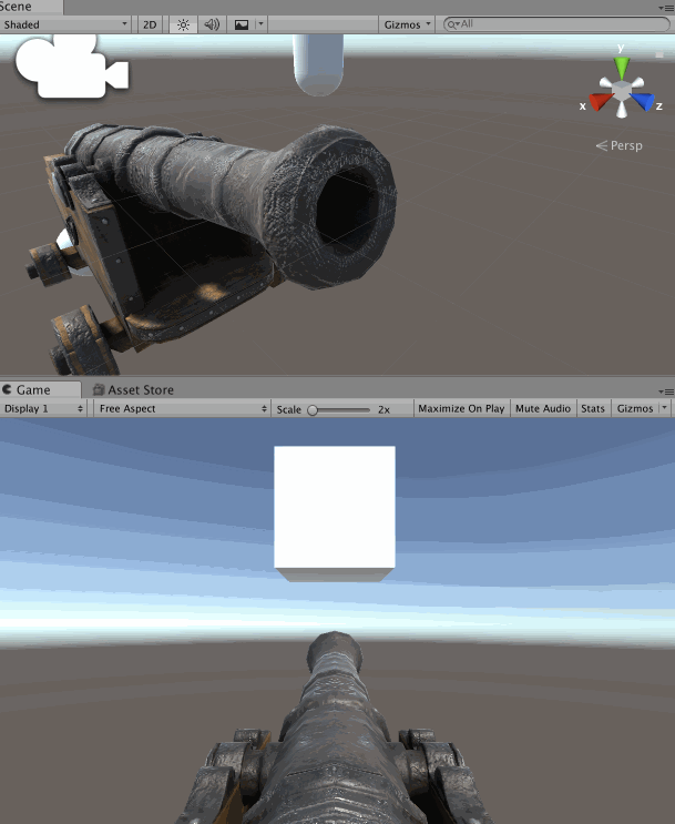 Bulletをスペースキーで生成