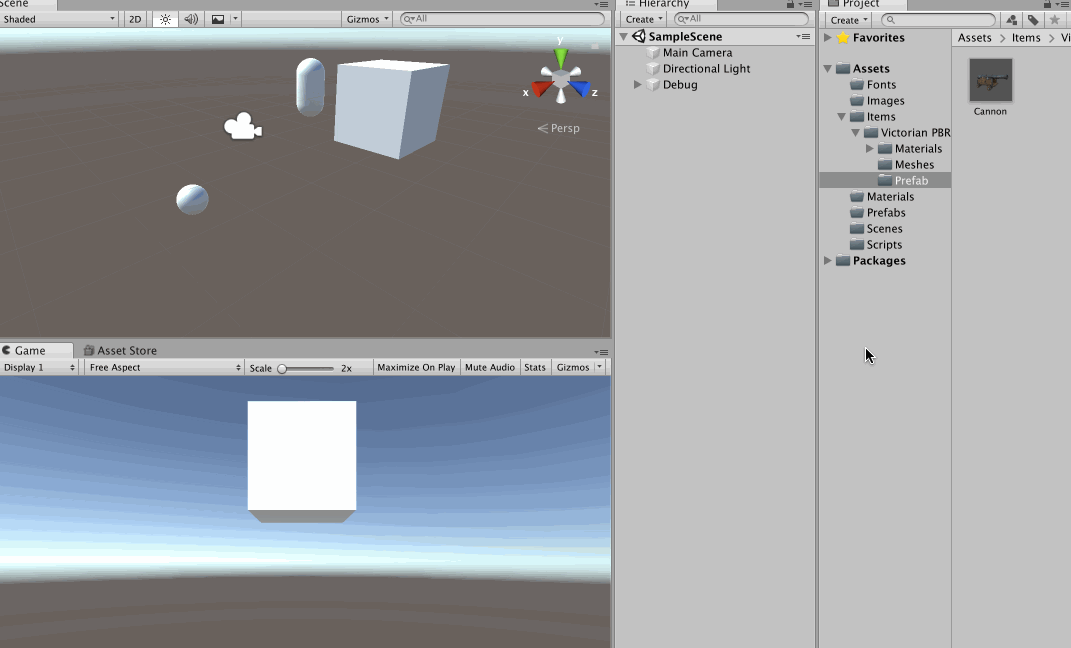 Cannon呼び出し