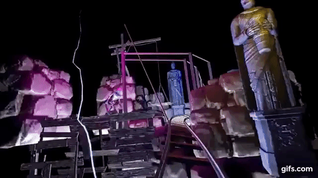 闇のジェットコースター