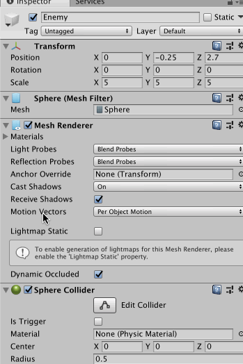 Enemyタグ付け